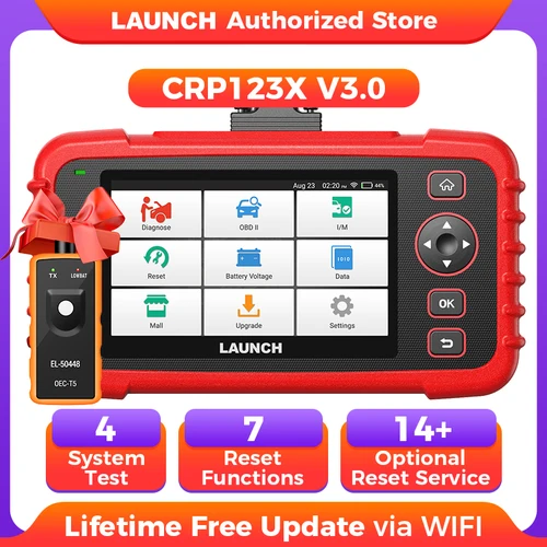 Imagen 1 del producto Nuevo lanzamiento CRP123X V3.0 lector de código de coche escáner automotriz herramienta de escaneo OBD2 Canfd Doip actualización gratuita de por vida