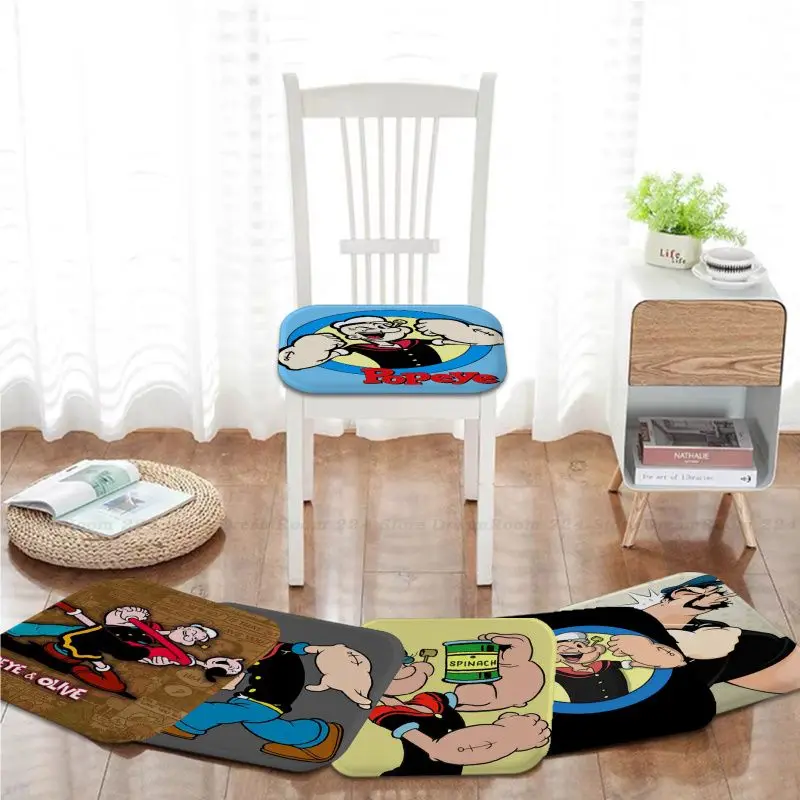 

Anime P-popeye-Sailor Cushion Mat Creative Fabric Cushion Non-slip Living Room Sofa Decor Students Stool Tatami Office Chair