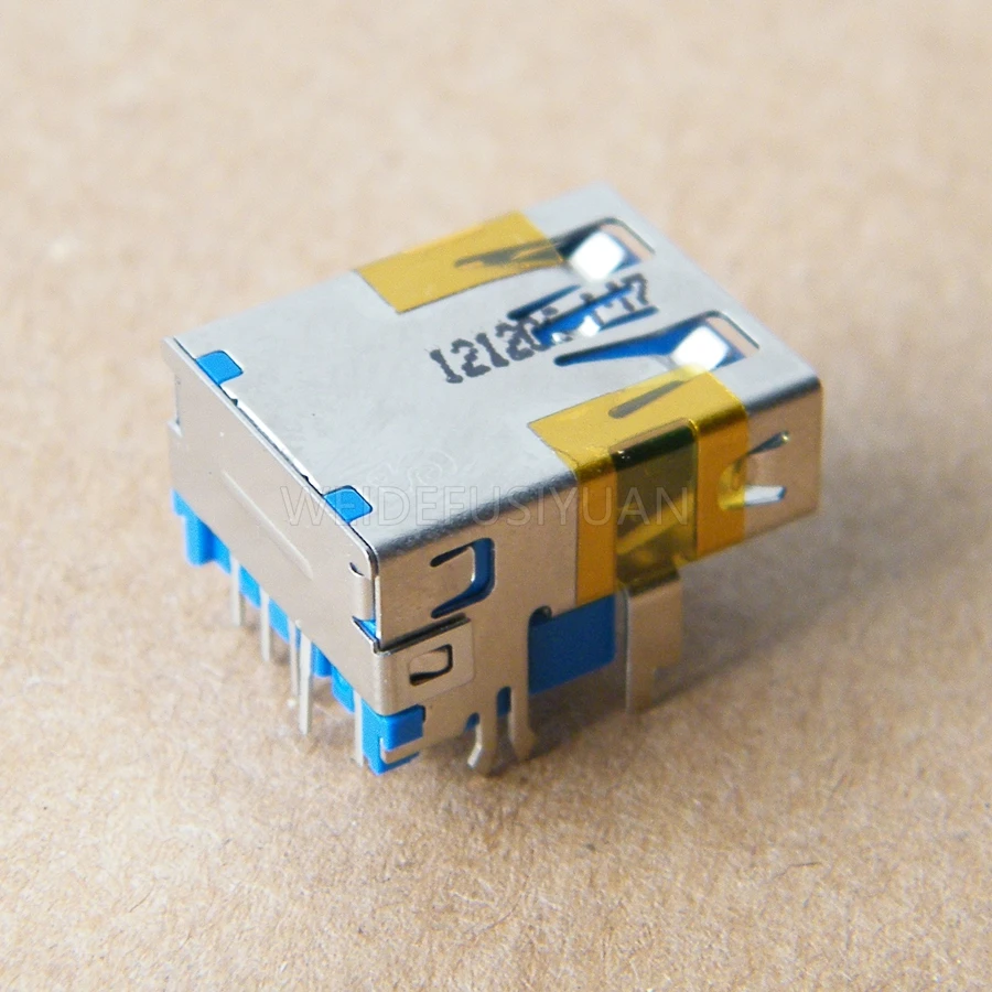 New 3.0 USB Jack Charging Socket For DELL Insprion 5520 5525 7520 Motherboard Data USB Port 9Pin Connector