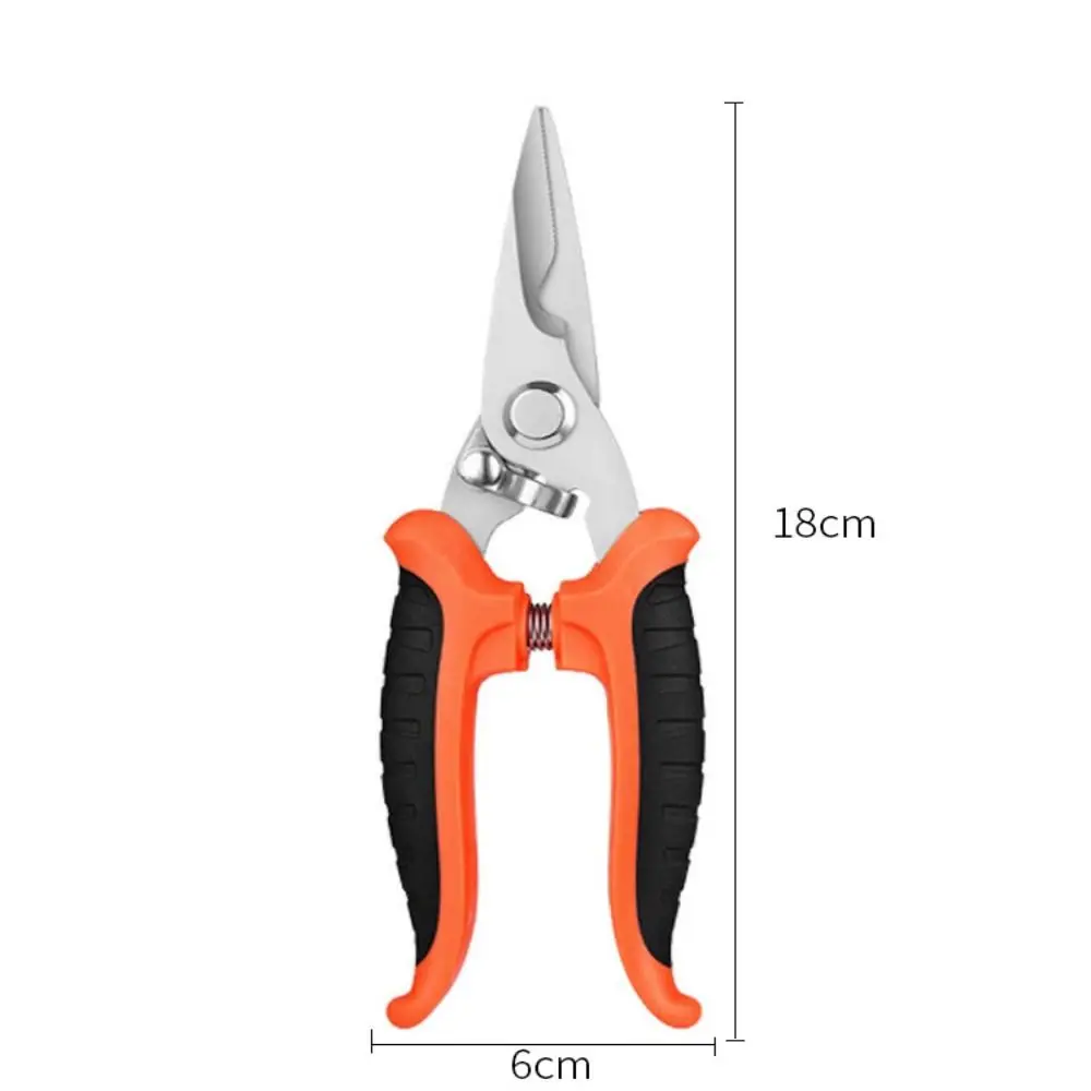 Stainless Steel Electrician Scissors Multifunction Manually Operated Groove Cutting Shears Save Time and Effort Durable