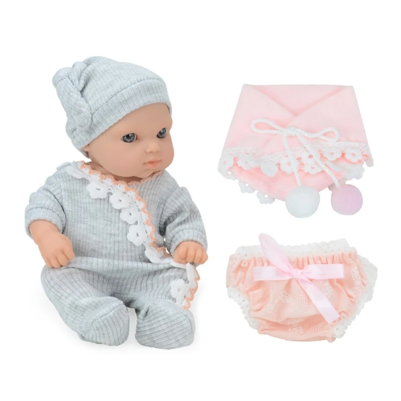 8 inch babypopset voor peuterleven zoals reborns speelgoed verjaardagscadeau realistische babypopset met kleding rollenspel