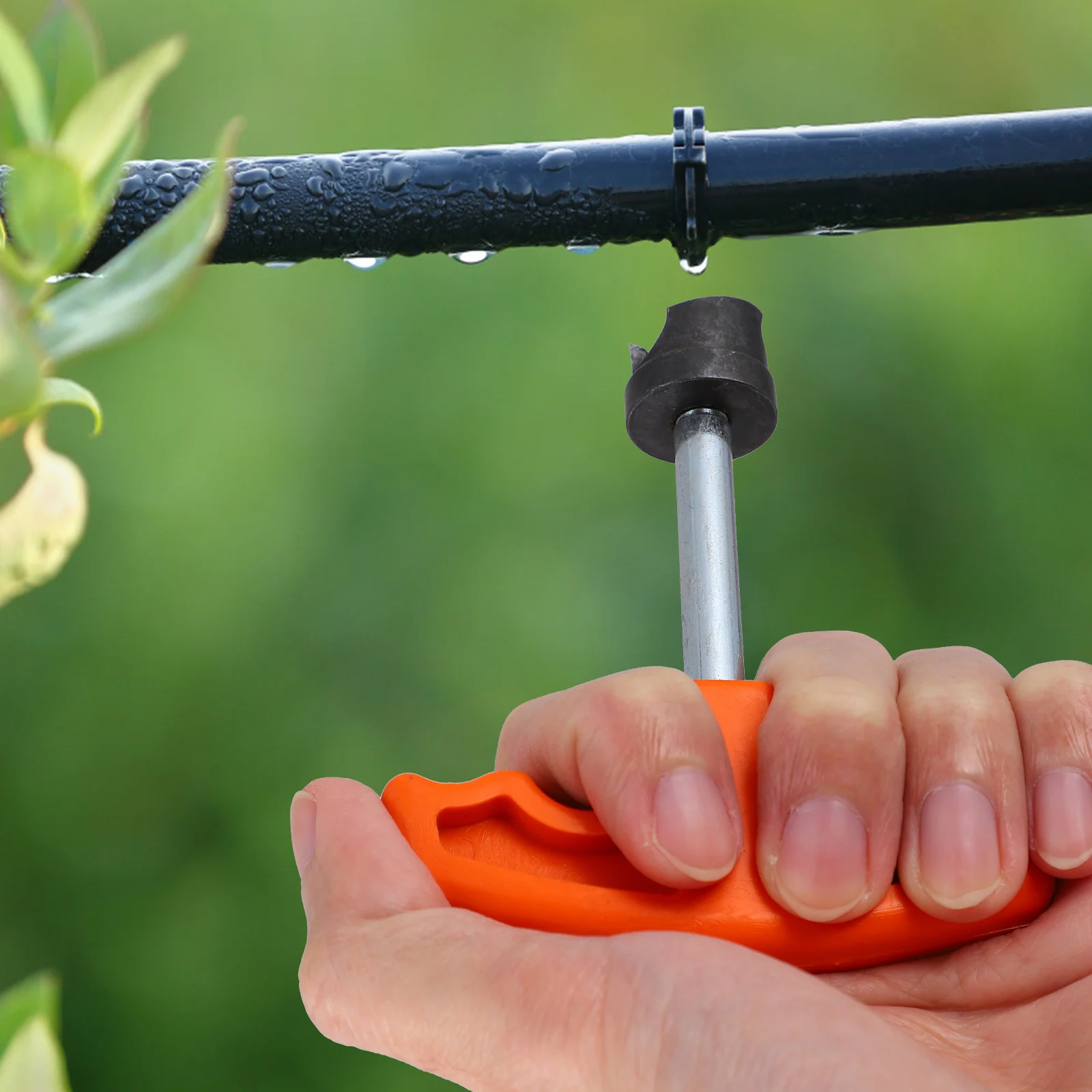 

Drip Irrigation Tube Hole Punch 25mm PE Pipe Opener Garden Hose Drilling Tool Sprinkler Installation Aid PE Dripper Puncturing