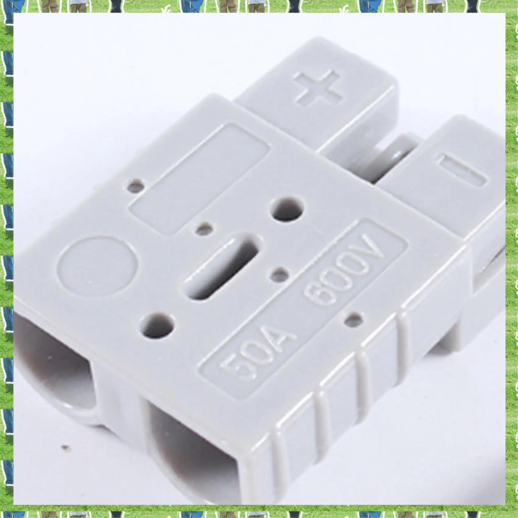 

FTS 30 шт. для разъема Anderson 50A 600 В 6AWG посеребренная твердая медная клемма AC/DC электроинструменты