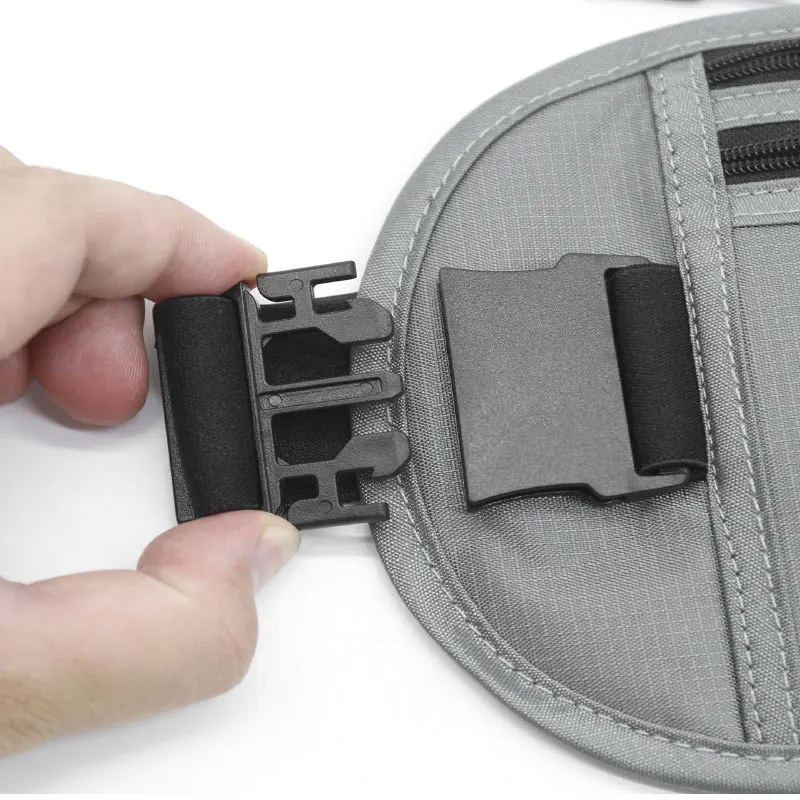 Sac de taille pour sports de plein air avec téléphone portable, course et fitness multifonctionnels, sac de taille invisible, sac de taille résistant à l'usure