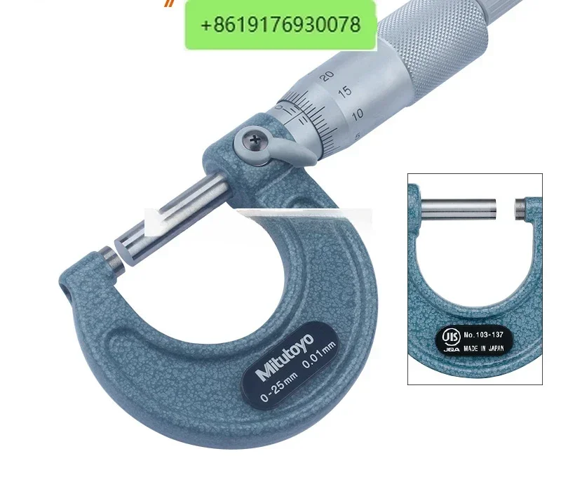 Guarantee original authorized distributor Mitutoyo external micrometer 0.01 0.001  103-129 103-130