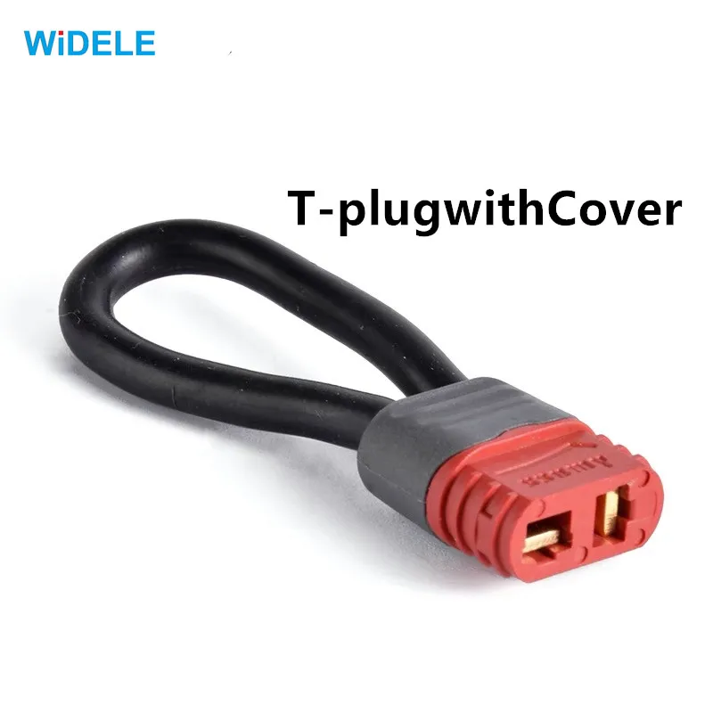 1PCS Bind Plug Loop Connector Short Circuit battery Jumper Cable with T-plug XT60H XT90H EC5 TRX pulg