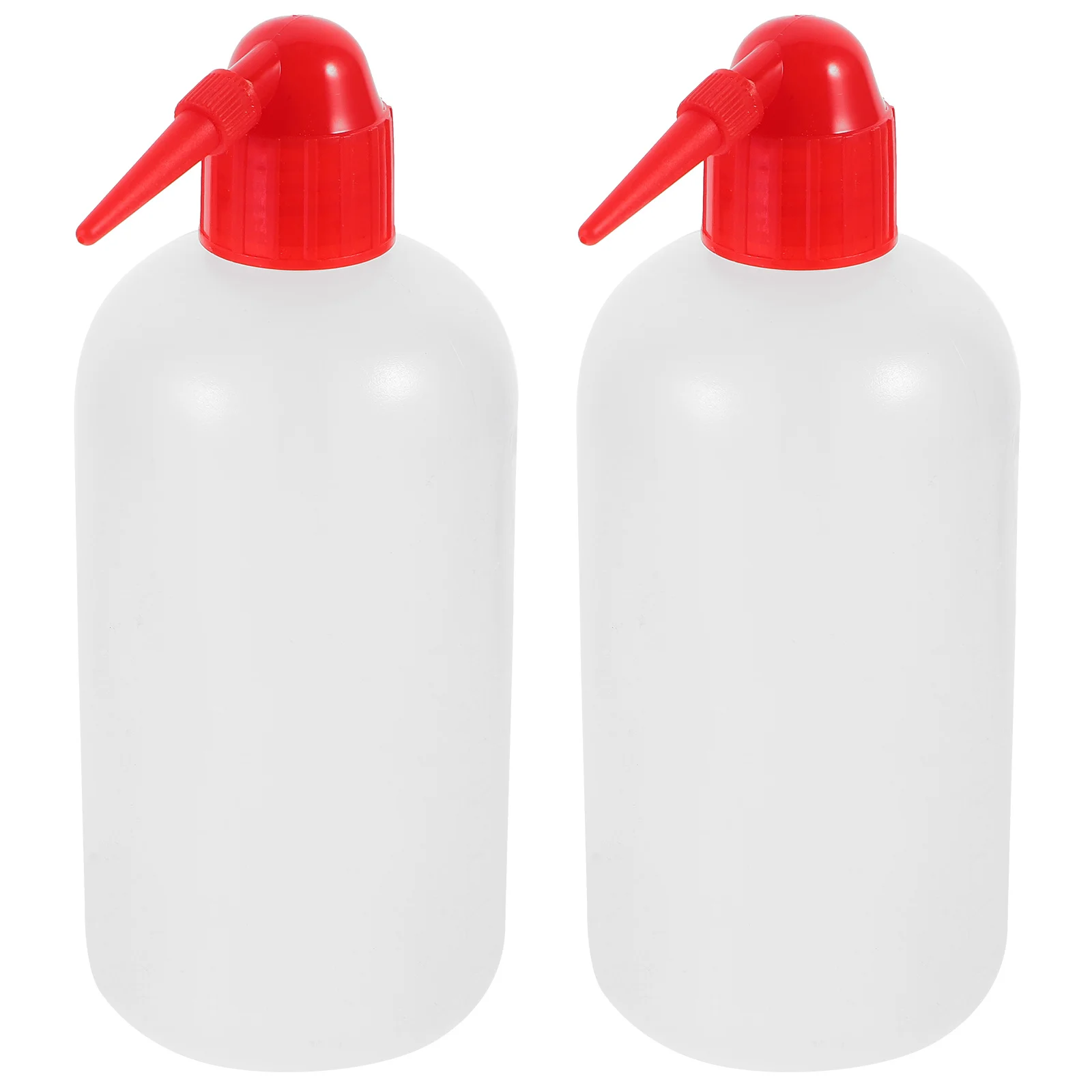 

2 pcs Graduated Narrow Mouth Wash Bottle Plastic Laboratory Washing Bottle Portable Scale Measuring Lightweight For Lab Teaching