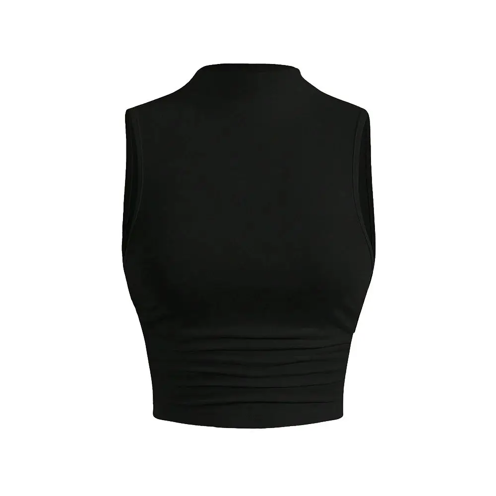 Mia Muse Select Simple Basics Solid Color Sleeveless Crew Neck Daily Tanks Women's Tanks All Season