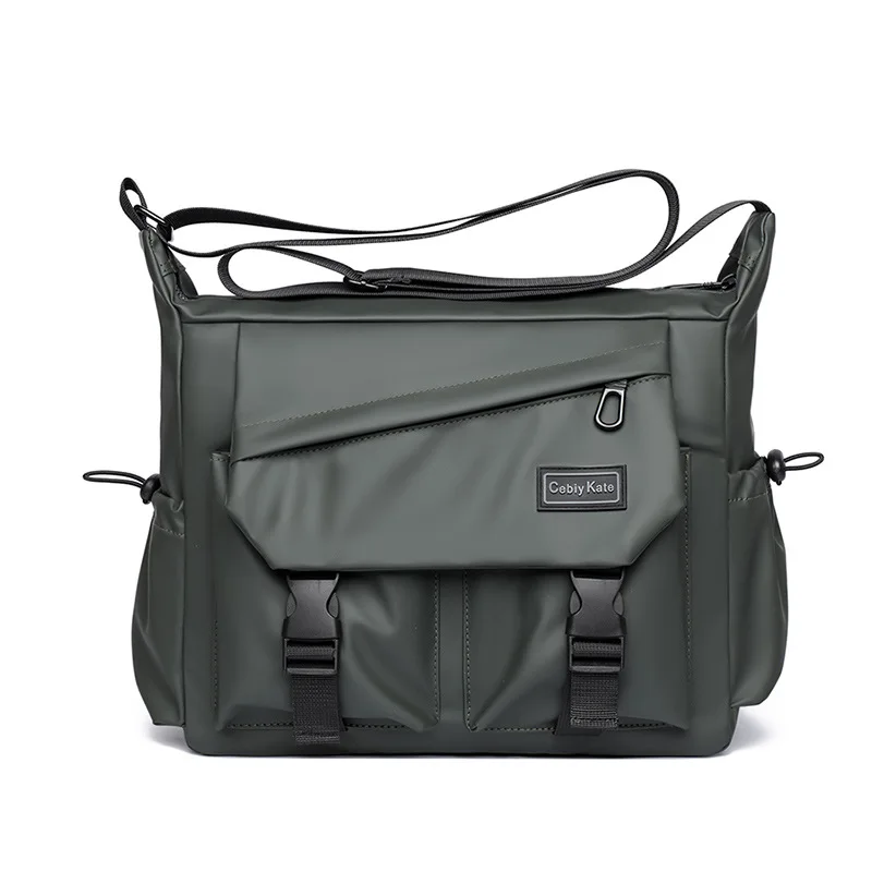 New Middle-aged and Young Men's Crossbody Bag Oxford Cloth Large Capacity Shoulder Bag Simple Casual Bag Shoulder Bags for Men