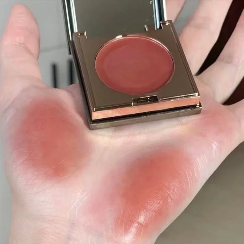 2 em 1 brilho labial blush à prova dwaterproof água de longa duração não-desvanecimento copo antiaderente lábio esmalte maquiagem beleza lábios bochecha rouge matiz cosméticos