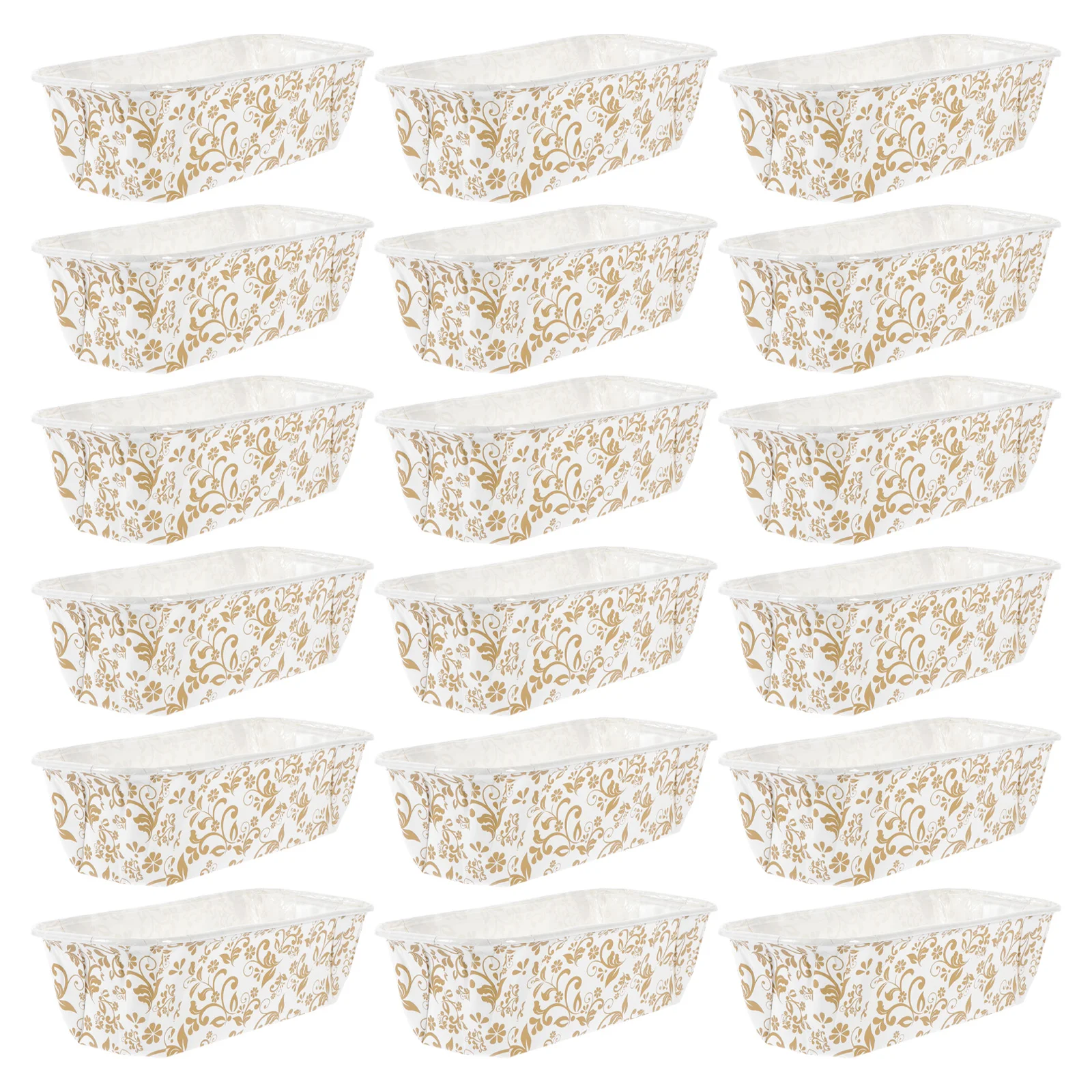 

50 Pcs Bread Tray Fish-shaped Cupcake Packing Cups Loaf Paper Liners Pan Decorative Boat