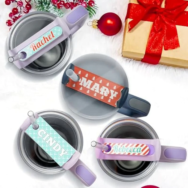 Сублимационный акриловый держатель для именных табличек, заготовки для стаканов на 40 унций, персонализированная именная бирка, крышка чашки, декоративная деталь, 20 шт.