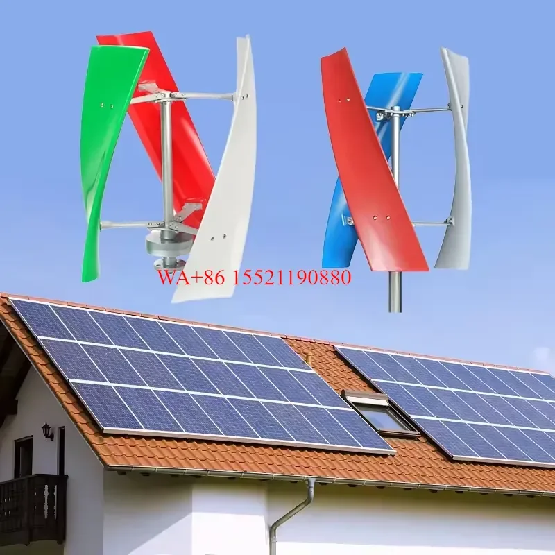 WMWMNU for High Quality 10kw 220v Vertical Wind Turbine for Family Home Use Renewable Energy Generator System