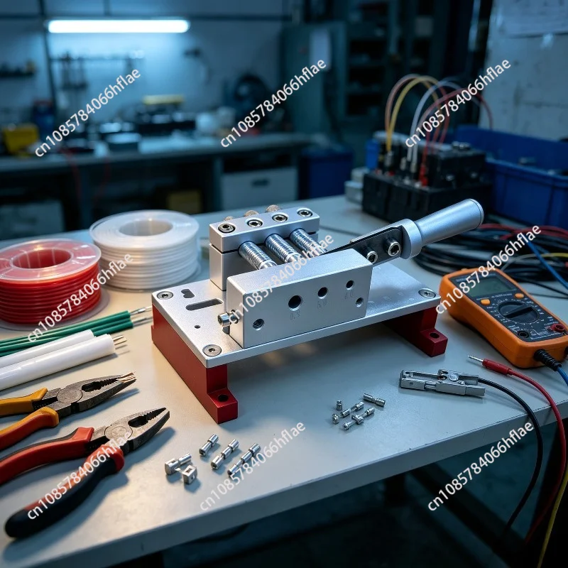 Positioning Heat Shrink Tube Knife Wire Positioning Cutting Machine For Cable Processing