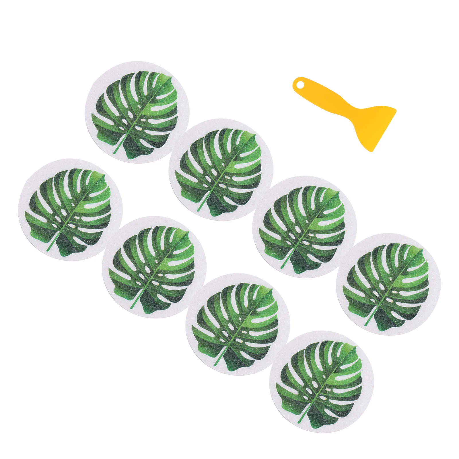 

Leaves Shower Sticker Bathroom Non-slip Stickers Anti Tape Leaf Bathtub Peva Anti-slip Child