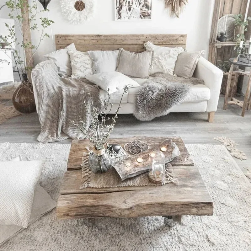 

Wooden Big Size Coffee Table Aesthetic Quality Center Light Luxury Safe Writing Coffee Table Minimalist Meubles Hotel Furniture