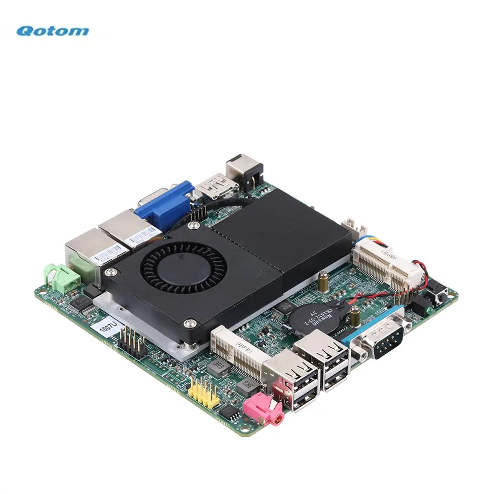 

Qotom 2*Gigabit LAN Mini ITX Motherboard Q1007UG2-P 120*120mm Low Power 7*24 Hours