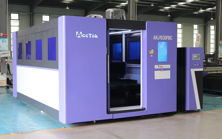 China Supplier Sheet Metal 3015 1000w Cnc Fiber Laser Cutting Machine Closed Laser Cutting Machines For Steel Metal Gold