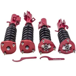 Coilovers Shocks Lowering Suspension Kit For Toyota Corolla E100 1987-2002 Adjustable Height Coilovers Coil Spring Over Struts