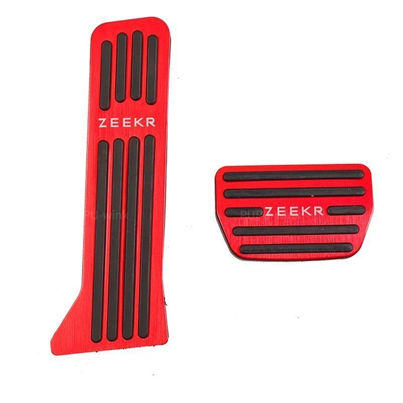 2Pcs Car Rest Accelerator Pedal Set for ZEEKR 001 Aluminum Alloy Brake Cover Anti-slip Rest Foot Pedals Trim Accessories New