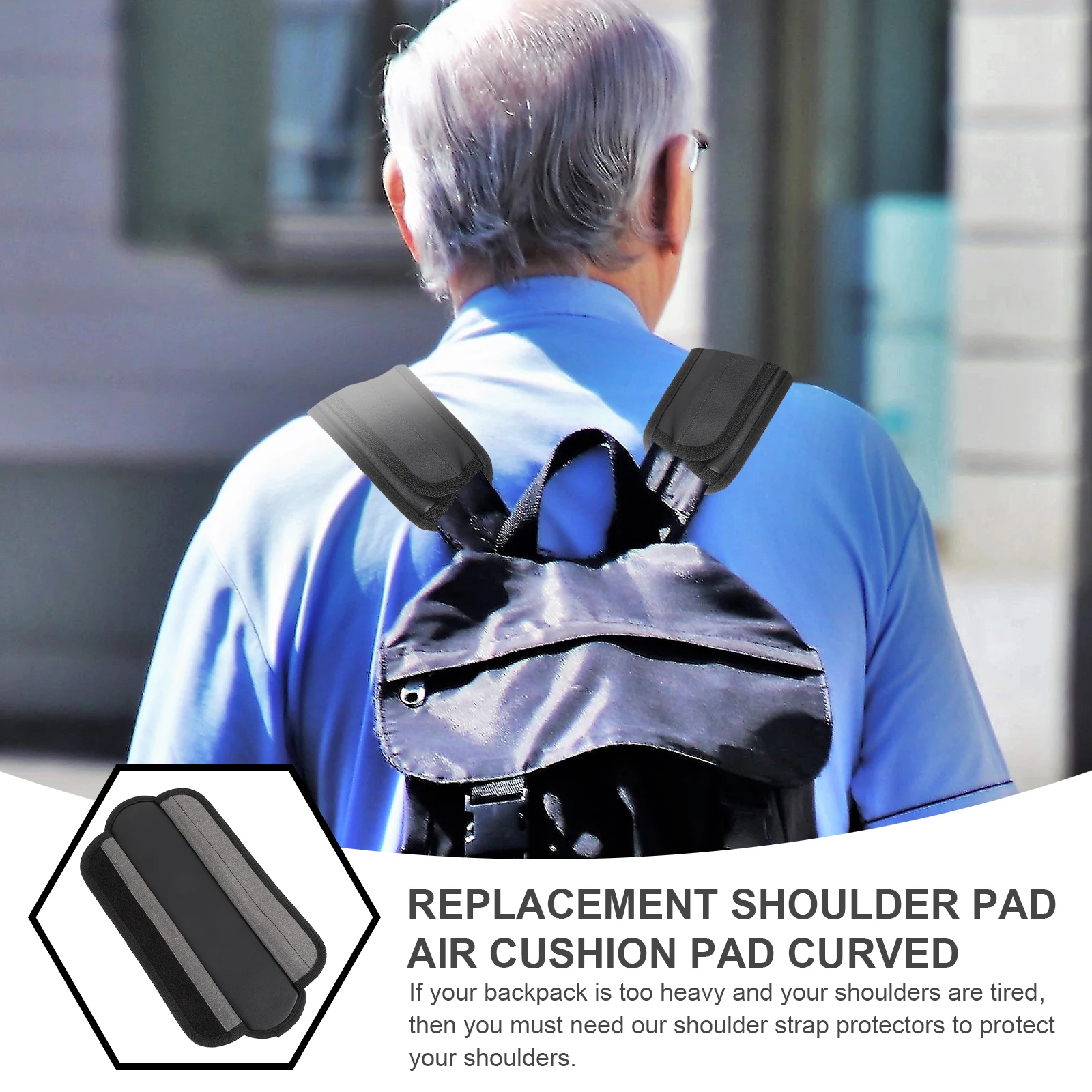 

Comfortable Durable Guitar Strap Pad Shoulder Cushion For Backpacks Guitar Cases Adjustable Removable Thickened Shoulder Band