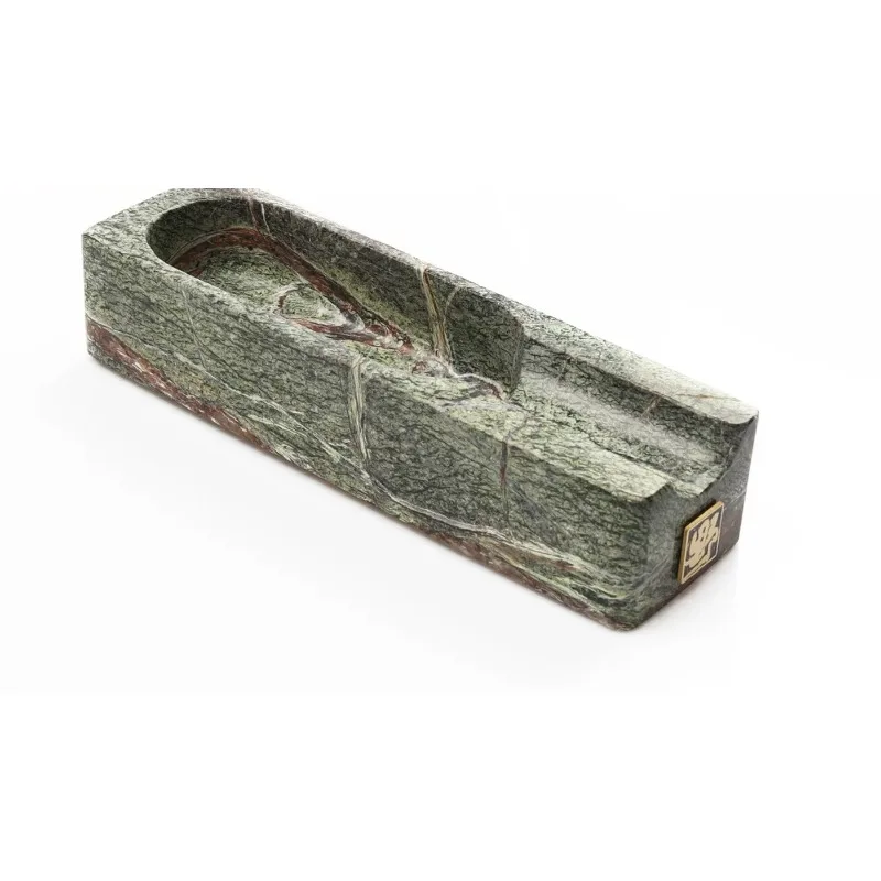 Cigar ashtray whole cut marble new Chinese texture high-end new light luxury cigar tank