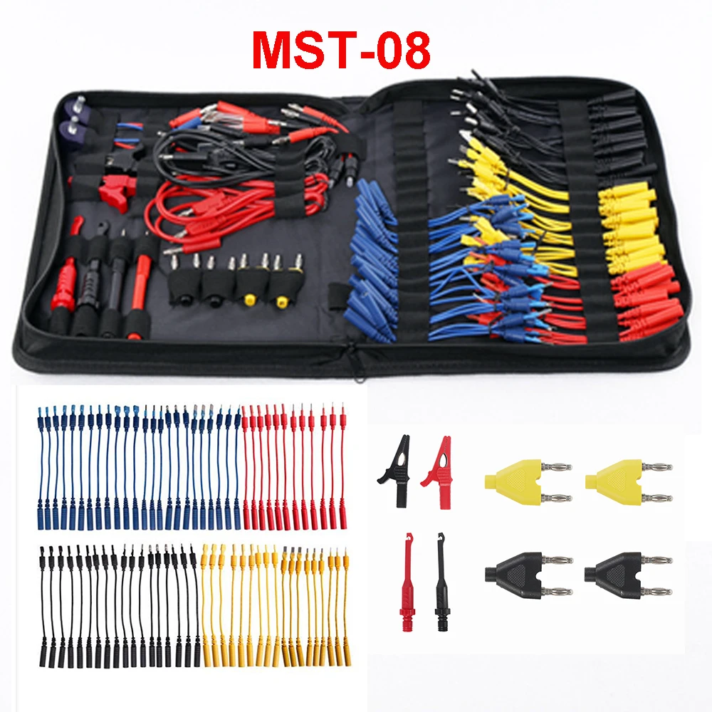 MST-08 Circuit Test Wires Set Car Repair Tools Electrical Service Lead Tools KIT Auto Diagnosis MST 08 Universal Wiring Cable