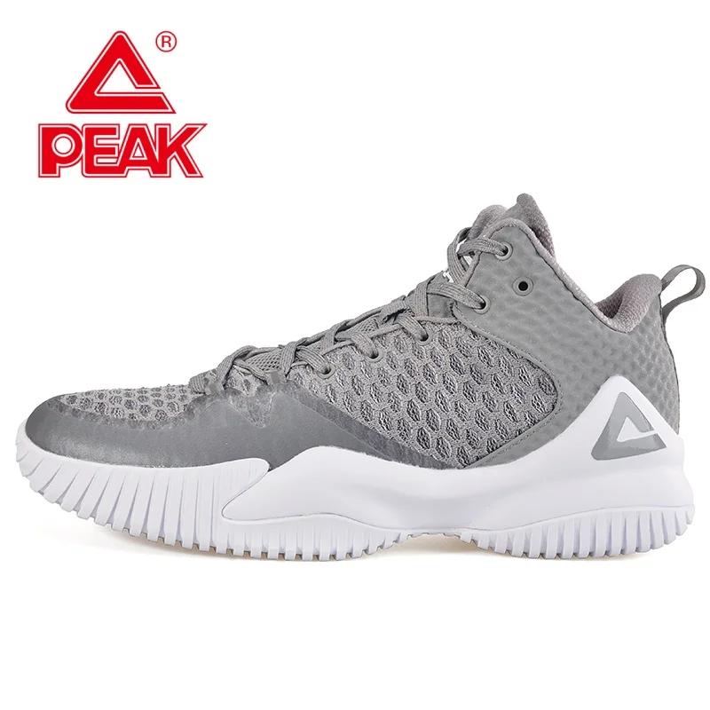 

PEAK Street Master Men's High Top Basketball Shoes Breathable Cushioning Athletic Sneakers Indoor Outdoor Training