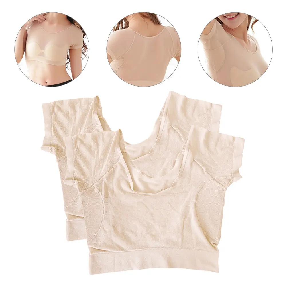 2pcs-modal-underarm-sweat-absorbing-vest-for-women-quick-dry-breathable-armpit-protector-summer-workout-undershirt