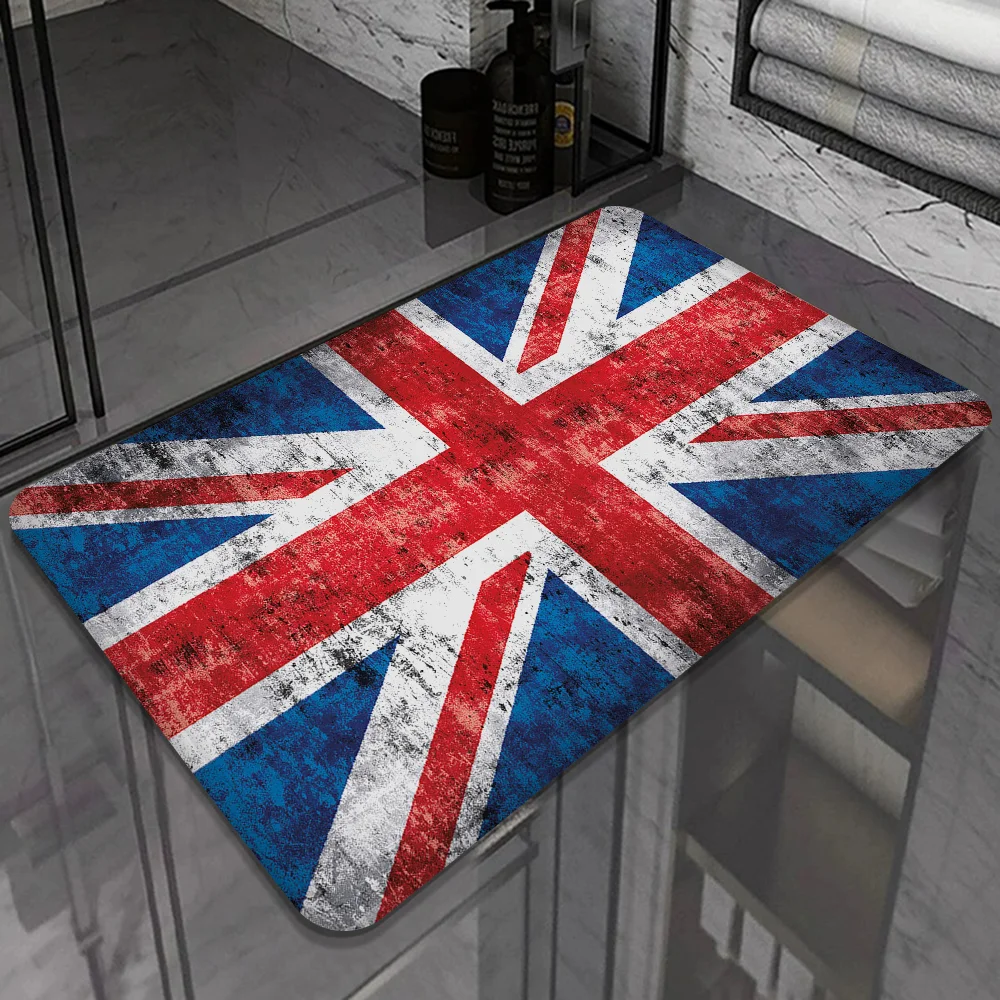 U-UK E-England Flag tappetino Retro scelta multipla soggiorno tappeto da cucina antiscivolo Modern Home Decor