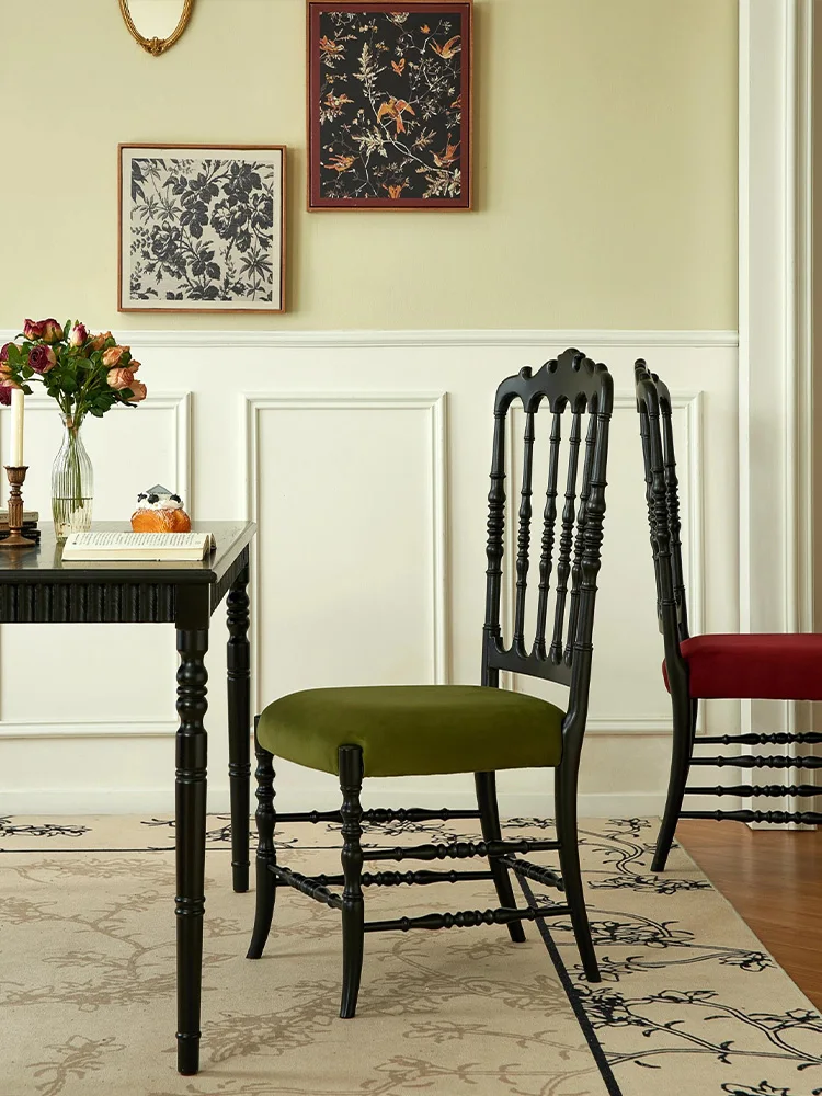 

Стул Средневековый дизайн Одиночный креативный кофейный стул со спинкой Бытовой