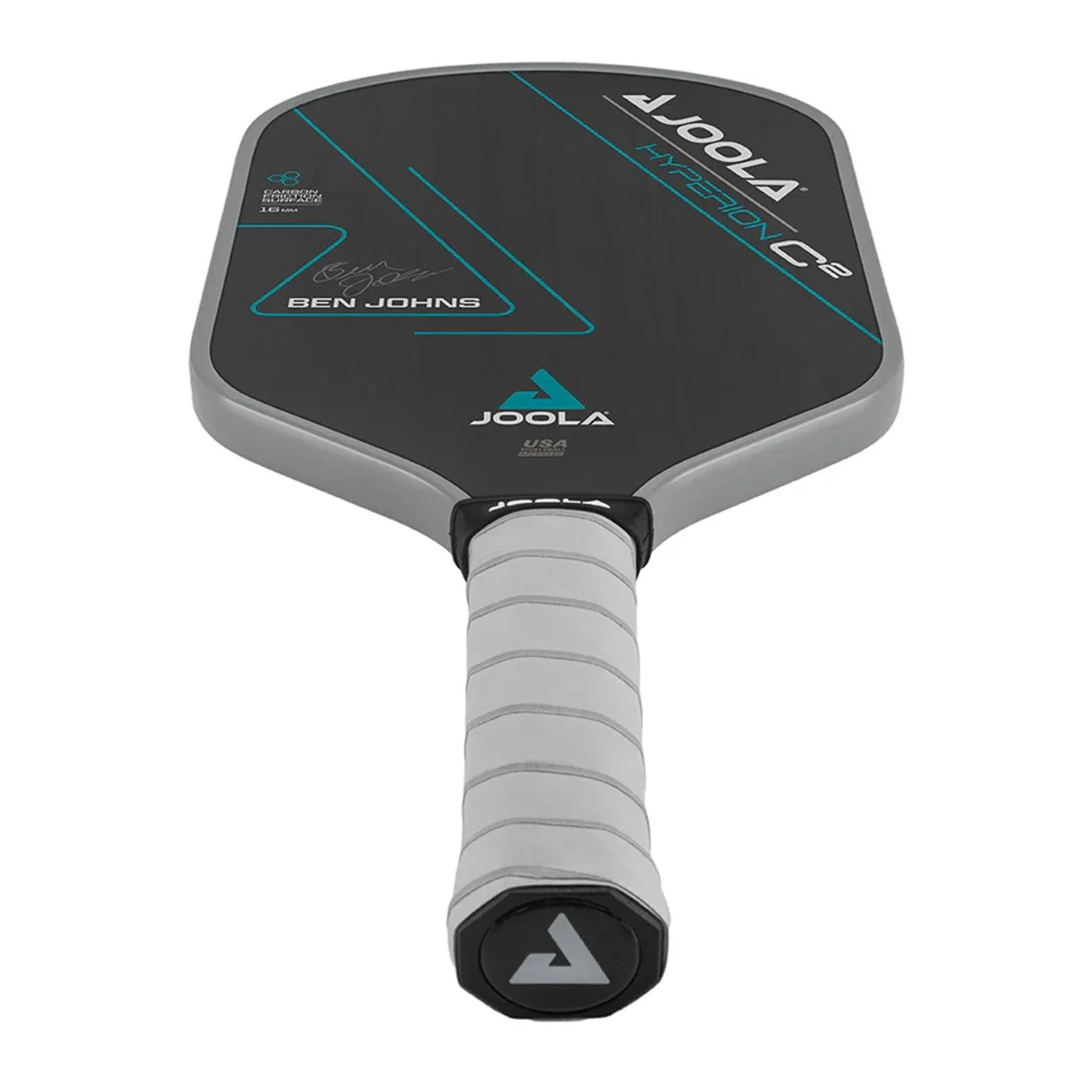 JOOLA Ben Johns Hyperion C2 Pickleball Paddle Aero-Curve Hyperion Forma Tecnología de superficie cargada Raqueta de equilibrio Aprobado por USAPA
