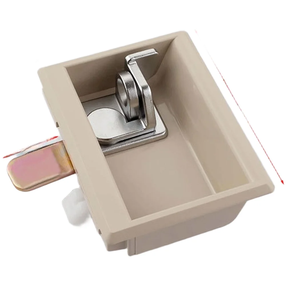 

Прочная ручка из АБС-пластика с крюком из цинкового сплава для металлических и деревянных шкафов, левая ручка для двери гардероба с замком