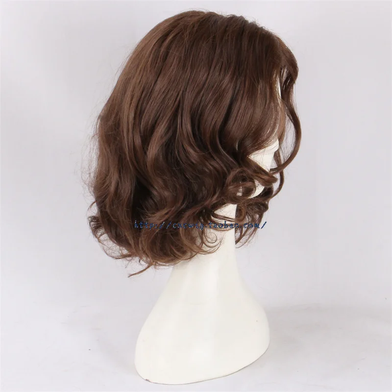 The Walking Cos Dead 2024 Rick Grimes Daryl Cosplay Wig Brown Curly Heat Resistant Synthetic Hair Halloween Party Role Play - view 5