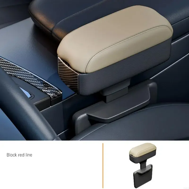 وسادة مسند ذراع السيارة المريحة مع ذاكرة امتصاص الصدمات وحاملات الأكواب للسيارات ذات الدفع الرباعي السريعة