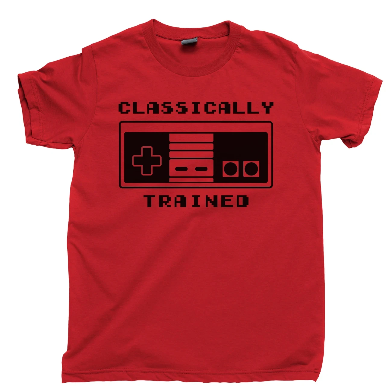 Mens Fashion In 1980S - 2026 Klassiek getraind T-shirt 8-bit vintage