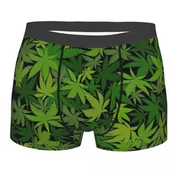 Weed Leaf Camo Camouflage Army Underpants Homme Panties Men's Underwear Ventilate Shorts Boxer Briefs