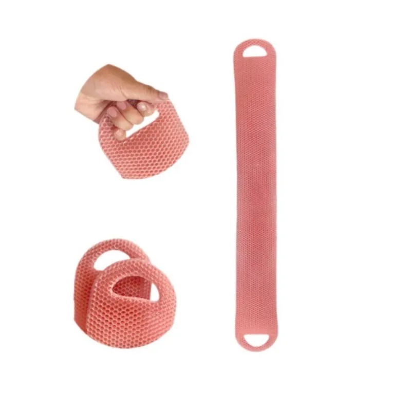 Double-sided TPU Back Bath Scrubber, Self Exfoliating Shower Scrub Tool for Bathroom
