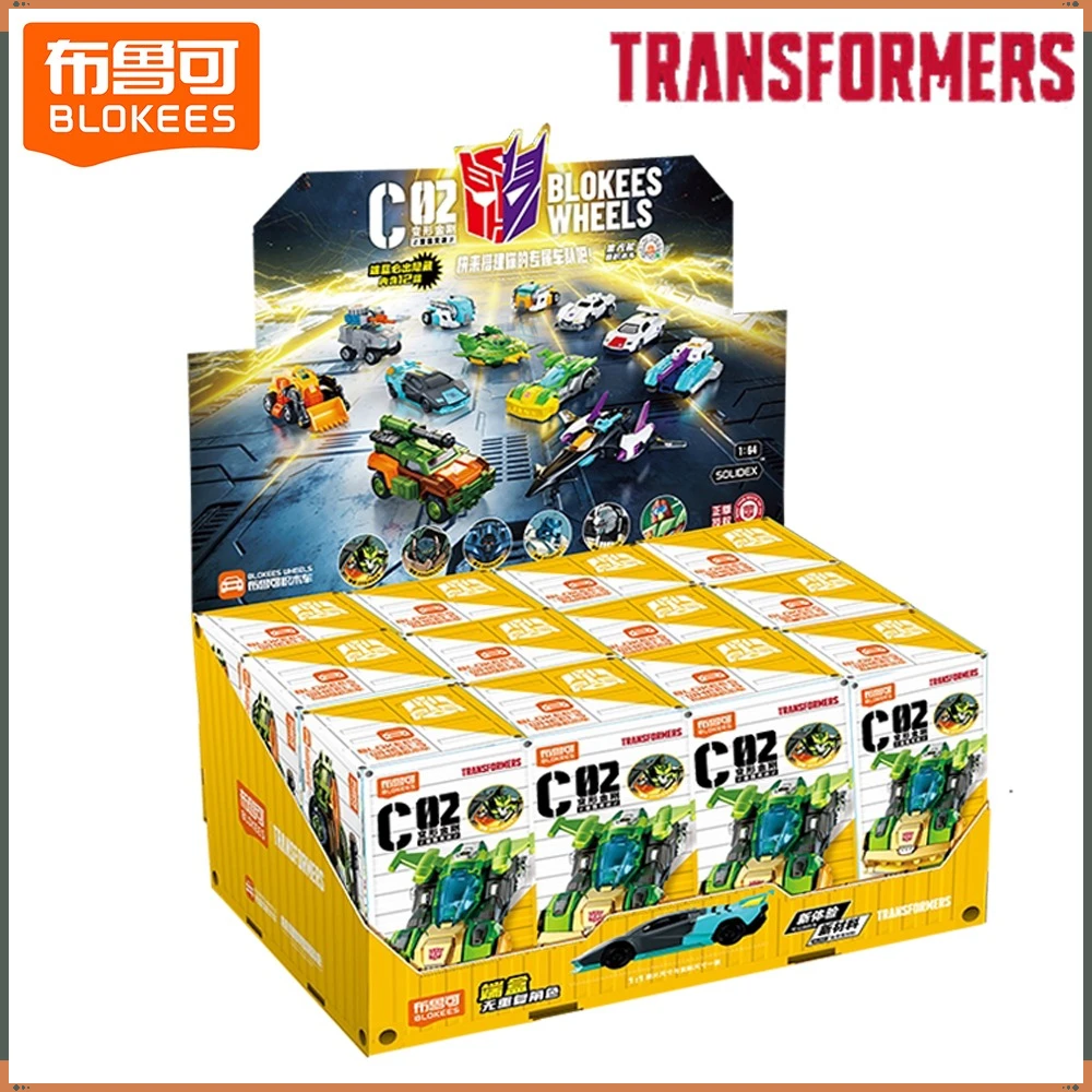 

New Blokees Original Transformers Classic IP Thunder Racing Series Trendy Blind Box Collection Kids Desktop Model Decoration Toy