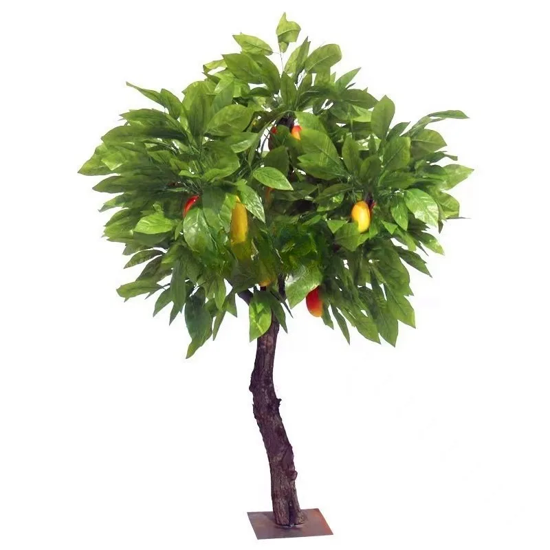 Simulation mango tree indoor supermarket hotel lobby floor-to-ceiling landscaping tree