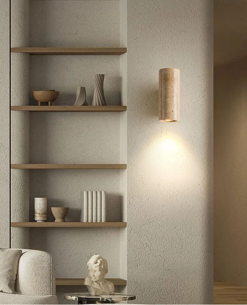 Natural Stone LED Wall Lamp Sconce Home Atmosphere