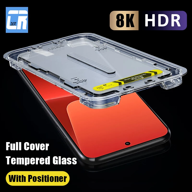 

20D One-click Installation Tempered Glass For Xiaomi 13 12 11 Lite 5G NE 12T 11T Poco X5 X4 X3 Pro With Alignment Mounting Film