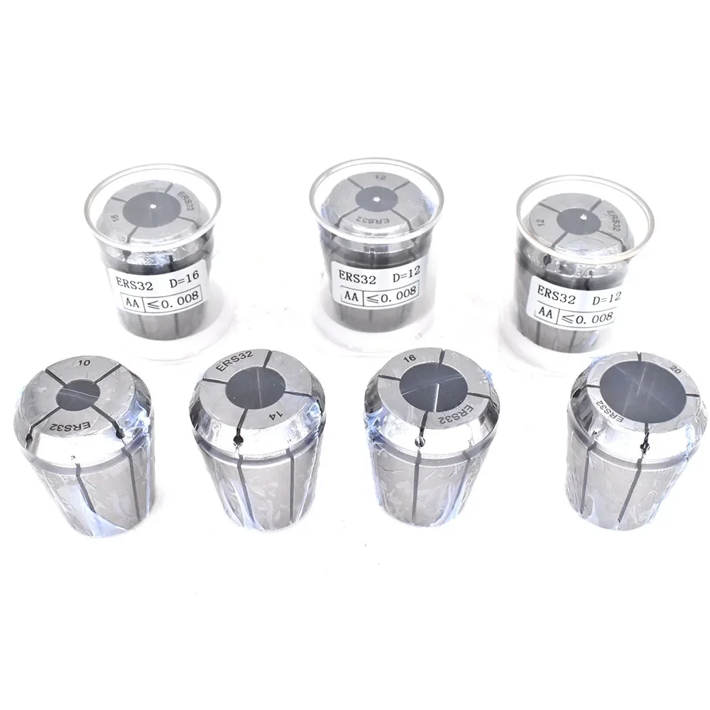ERC32 ERS32 Er32 Water Stop Spring Collet Sealing Collet Machine Tools Accessory With Rubber Band Milling Tools ERS