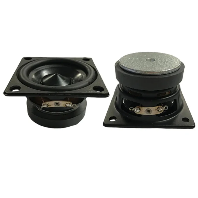 

2pcs 57MM 4 8 Ohm 6W Full Range Audio Speaker 16 Core Waterproof Black Aluminum Film 2.25 Inch Home Theater Loudspeaker