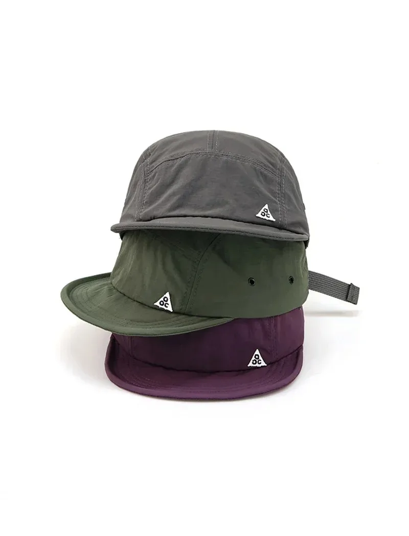 5-teilige, kurze Krempe, schnell trocknende Golf-Baseballkappen, weiche, leichte Sport-Laufkappe für Herren, Unisex, Outdoor, UPF50+, Schirmmütze – Detail 18