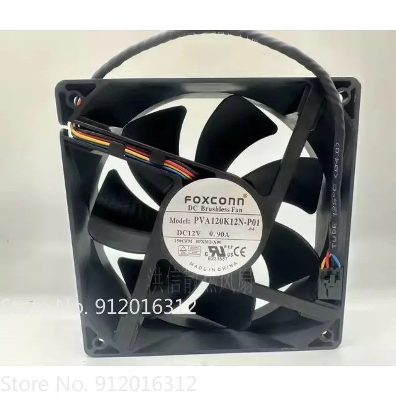 

Original Fan for FOXCONN PVA120K12N-P01 DC 12V 0.90A Cooling Fan 120X120X38mm