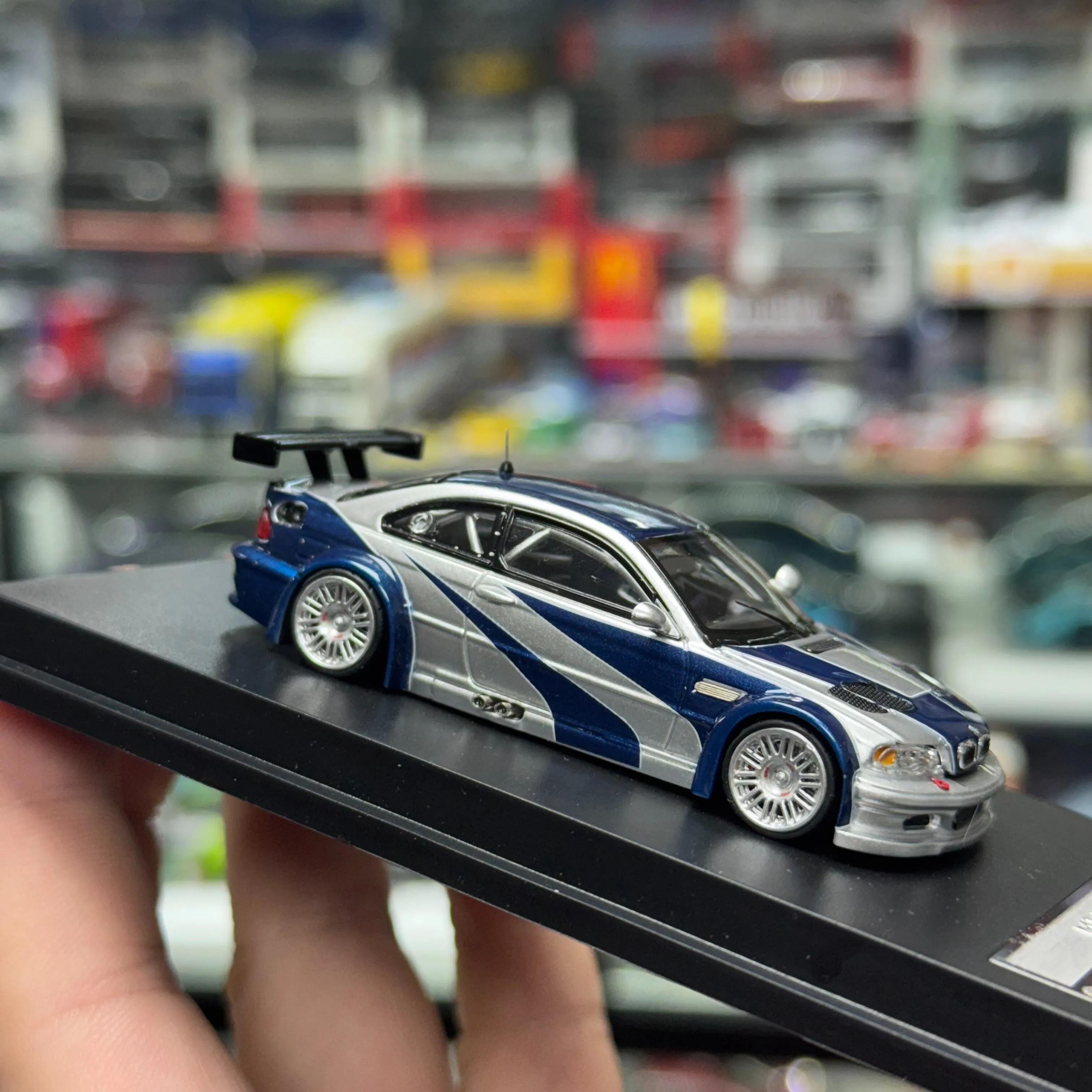 MJ BMW M3 GTR NFS MW 1:64 High Detail Realistic Simulation Metal