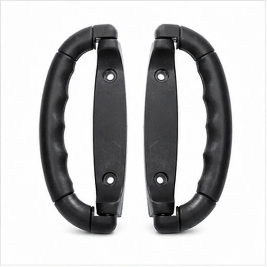 2Pcs Battery Case Knobs Foldable Hidden Handle High Durability Easy Install Storage Case Accessories Hidden Handles