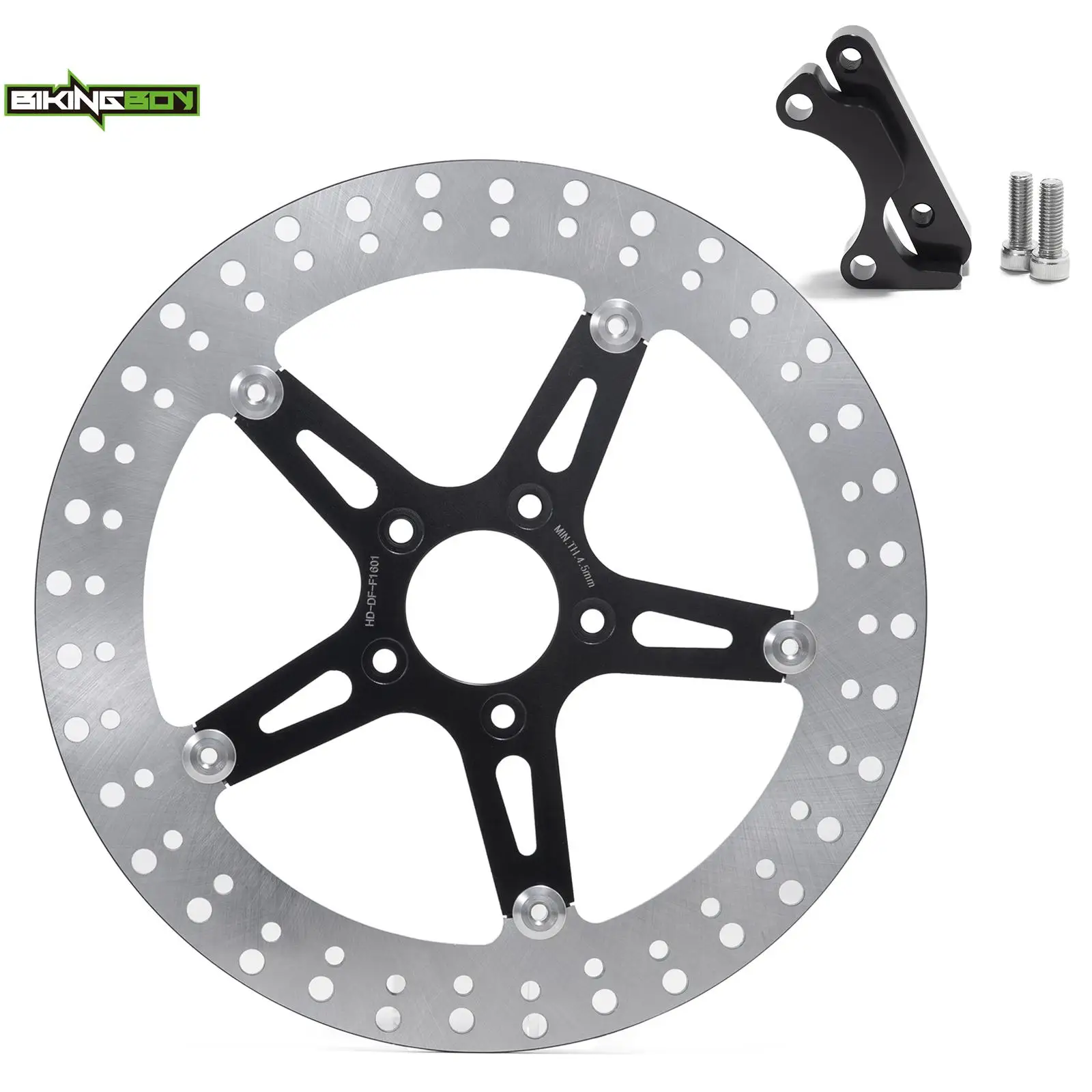 Support de Rotor de disque de frein avant 13 "14" 15 ", pour Softail Heritage Standard Fatboy 15 16 17 Dyna Street Bob FXDB Super Glide 06-17