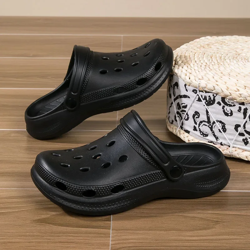 NONE Sommer Herren Clogs Sandalen Herren und Damen Freizeit Hausschuhe Strand Rutschen Hausgarten Schuhe Outdoor Sandalen Plus Größe 46 47 48 7